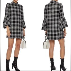 ALICE and OLIVIA Jem Double Trumpet Shirt Dress Size Small